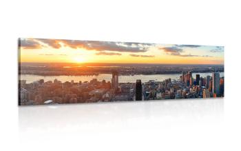 Obraz piękna panorama Nowego Jorku - 135x45