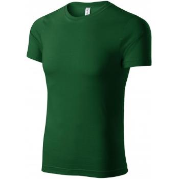 Lekka koszulka z krótkim rękawem, butelkowa zieleń, XL