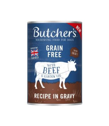 BUTCHER'S Original Recipe in Gravy, karma dla psa, kawałki z wołowiną w sosie, 400g