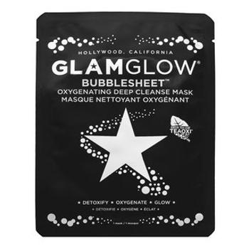 Glamglow Bubblesheet Mask maska nawilżająca w płacie z ujednolicającą i rozjaśniającą skórę formułą