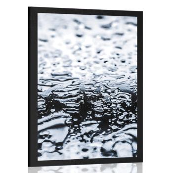 Plakat tekstura wody - 40x60 black