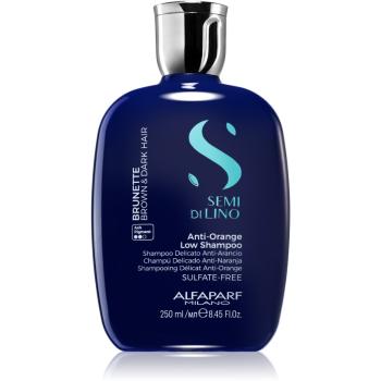 Alfaparf Milano Semi di Lino Brunette szampon tonizujący szampon neutralizujący rude odcienie 250 ml