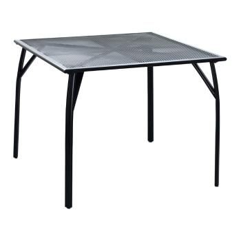 Metalowy stół ogrodowy 90x90 cm – Rojaplast