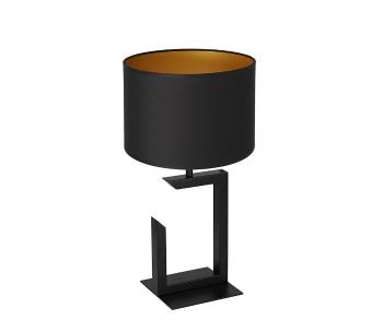 Lampa stołowa 1xE27/60W/230V 45 cm czarny/złoty