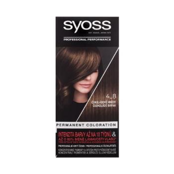 Syoss Permanent Coloration 50 ml farba do włosów dla kobiet Uszkodzone pudełko 4-8 Chocolate Brown