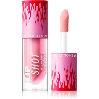 Makeup Revolution Hot Shot Flame Plumping błyszczyk do ust nadający objętość odcień Pink Heat 4,6 ml