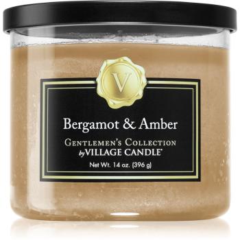 Village Candle Gentlemen's Collection Bergamot & Amber świeczka zapachowa 369 g