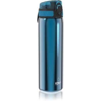 Ion8 One Touch butelka na wodę ze stali nierdzewnej kolor Blue 600 ml