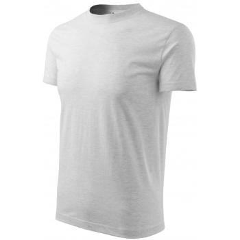 Koszulka o dużej gramaturze, jasnoszary marmur, XL