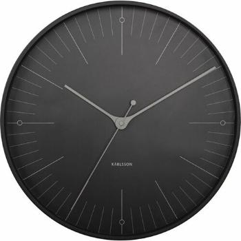 Karlsson 5769BK stylowy zegar ścienny, śr. 40 cm