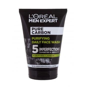 L'Oréal Paris Men Expert Pure Carbon Purifying Daily Face Wash 100 ml żel oczyszczający dla mężczyzn