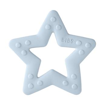 BIBS® Pierścień na ząbkowanie Baby Bitie Star od 3 miesięcy w kolorze baby blue