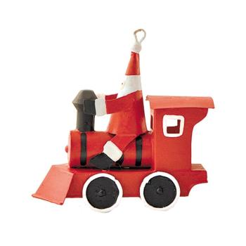 Dekoracja świąteczna G-Bork Santa in Red Train