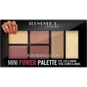 Rimmel Mini Power Palette paletka do całej twarzy odcień 06 Fierce 6.8 g