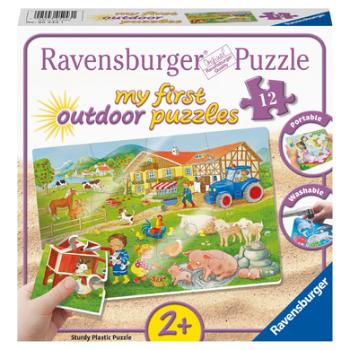 Moje pierwsze puzzle Na farmie 12 elementów - Ravensburger