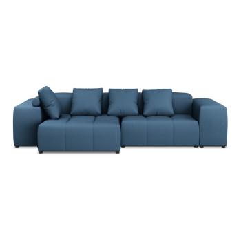 Niebieska sofa narożna (zmienna) Rome - Cosmopolitan Design