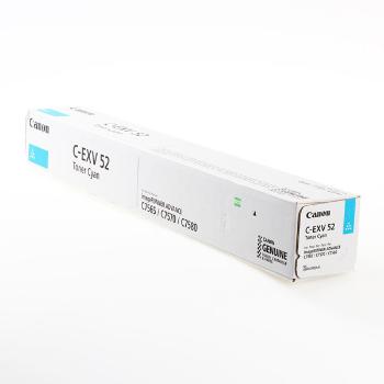 Canon originální toner CEXV52, cyan, 66500str., 0999C002, Canon IRC7565i, IRC7570i, IRC7580i, O