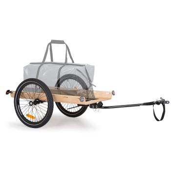 KLARFIT Companion Travel L, przyczepka bagażowa, 40 kg, przyczepka rowerowa, wózek ręczny, 16