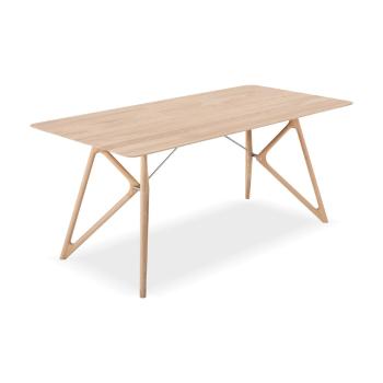 Stół z litego drewna dębowego Gazzda Tink, 180x90 cm