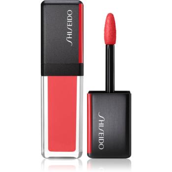 Shiseido LacquerInk LipShine szminka w płynie nawilżające i nadające blask odcień 306 Coral Spark 6 ml