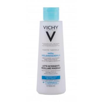 Vichy Pureté Thermale Mineral Milk For Dry Skin 200 ml mleczko do demakijażu dla kobiet
