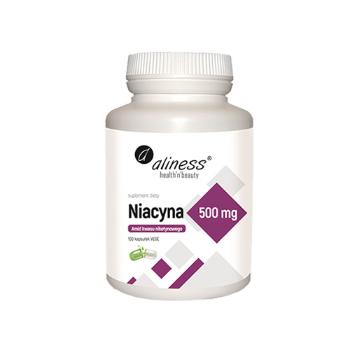 ALINESS Niacyna 500mg - 100vcapsWitaminy i minerały > Witamina B