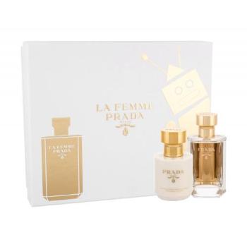 Prada La Femme zestaw Edp 50 ml + Mleczko do ciała 100 ml dla kobiet Uszkodzone pudełko