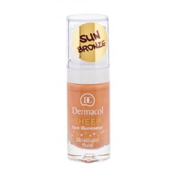 Dermacol Sheer Face Illuminator 15 ml baza pod makijaż dla kobiet sun bronze