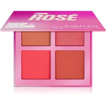 Makeup Obsession Blush Crush paleta róży do konturowania odcień Pink Rosé 4,4 g
