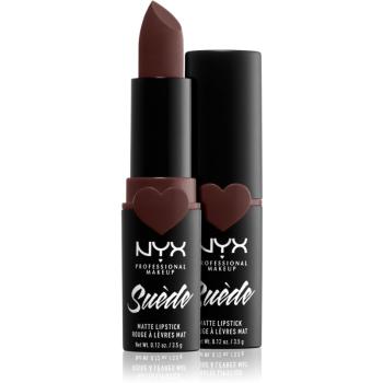 NYX Professional Makeup Suede Matte Lipstick szminka matująca odcień 07 Cold Brew 3.5 g