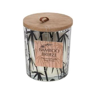 Świeczka zapachowa w naczyniu szklanym, Bambusowa bryza