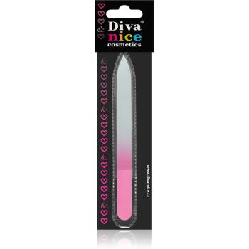 Diva & Nice Cosmetics Accessories szklany pilniczek do paznokci duży Pink
