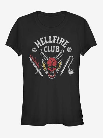 ZOOT.Fan Netflix Hellfire Club Stranger Things Koszulka Czarny
