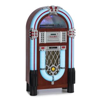 Auna Graceland DAB, szafa grająca, jukebox, BT, CD, winyl, DAB+/FM, USB, SD, AUX