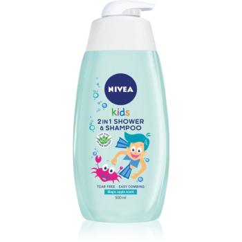 Nivea Kids Boy delikatny żel pod prysznic i szampon dla dzieci 500 ml