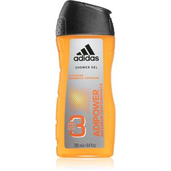 Adidas Adipower żel pod prysznic dla mężczyzn 3 w 1 250 ml