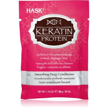 HASK Keratin Protein odżywka głęboko nawilżająca do włosów zniszczonych zabiegami chemicznymi 50 ml