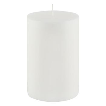 Biała świeczka Ego Dekor Cylinder Pure, 83 h