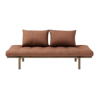 Pomarańczowa rozkładana sofa 200 cm Pace – Karup Design