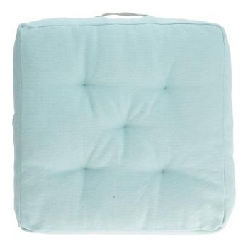 Niebieska bawełniana poduszka na krzesło Kave Home Sarit, 60x60 cm