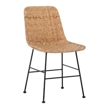 Rattanowe krzesło w naturalnym kolorze Kitty − Bloomingville