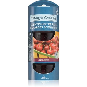 Yankee Candle Black Cherry Refill napełnienie do elektrycznego dyfuzora 2x18,5 ml