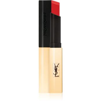 Yves Saint Laurent Rouge Pur Couture The Slim cienka matująca szminka z zamszowym wykończeniem odcień 13 Original Coral 2,2 g