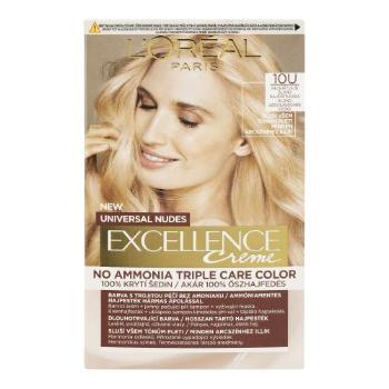 L'Oréal Paris Excellence Creme Triple Protection No Ammonia 48 ml farba do włosów dla kobiet 10U Lightest Blond