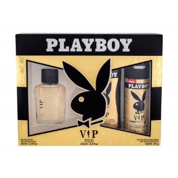 Playboy VIP For Him zestaw woda toaletowa 60 ml + żel pod prysznic 250 ml + dezodorant 150 ml dla mężczyzn