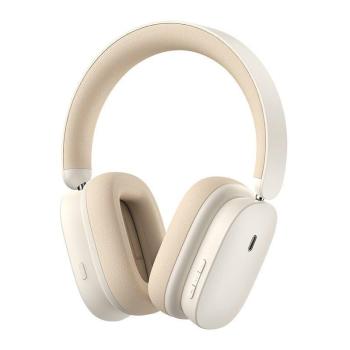 Baseus Bowie H1 słuchawki bezprzewodowe, białe