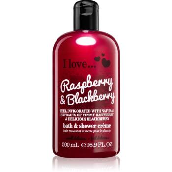 I love... Raspberry & Blackberry krem pod prysznic i do kąpieli 500 ml