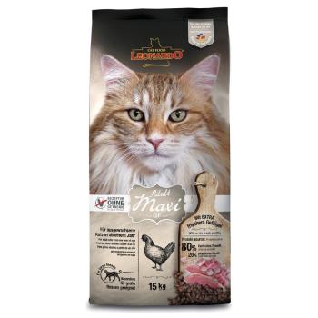 LEONARDO Adult Maxi bezzbożowa karma dla kotów dużych ras 15 kg