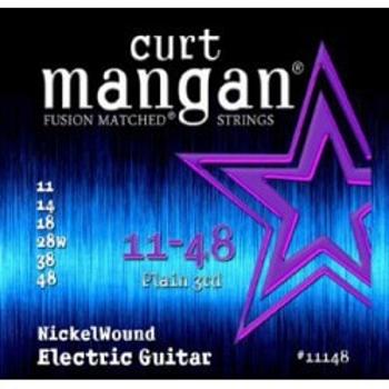 Curt Mangan 11-48 Nickel Wound Struny Do Gitary Elektrycznej