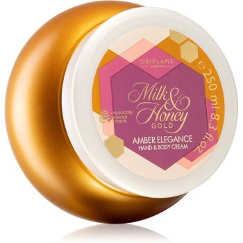 Oriflame Milk & Honey Gold Amber Elegance krem do rąk i ciała 250 ml